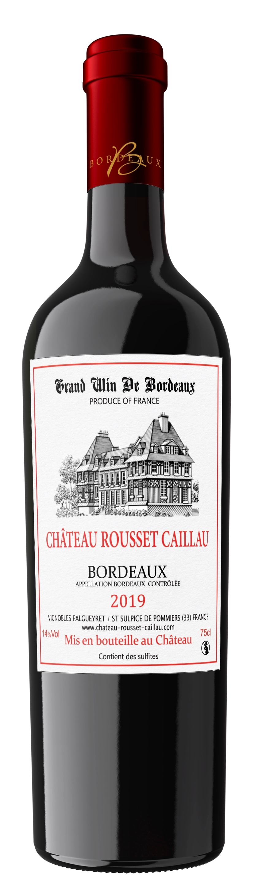 Rượu Vang Đỏ Pháp Chateau Rousset Caillau